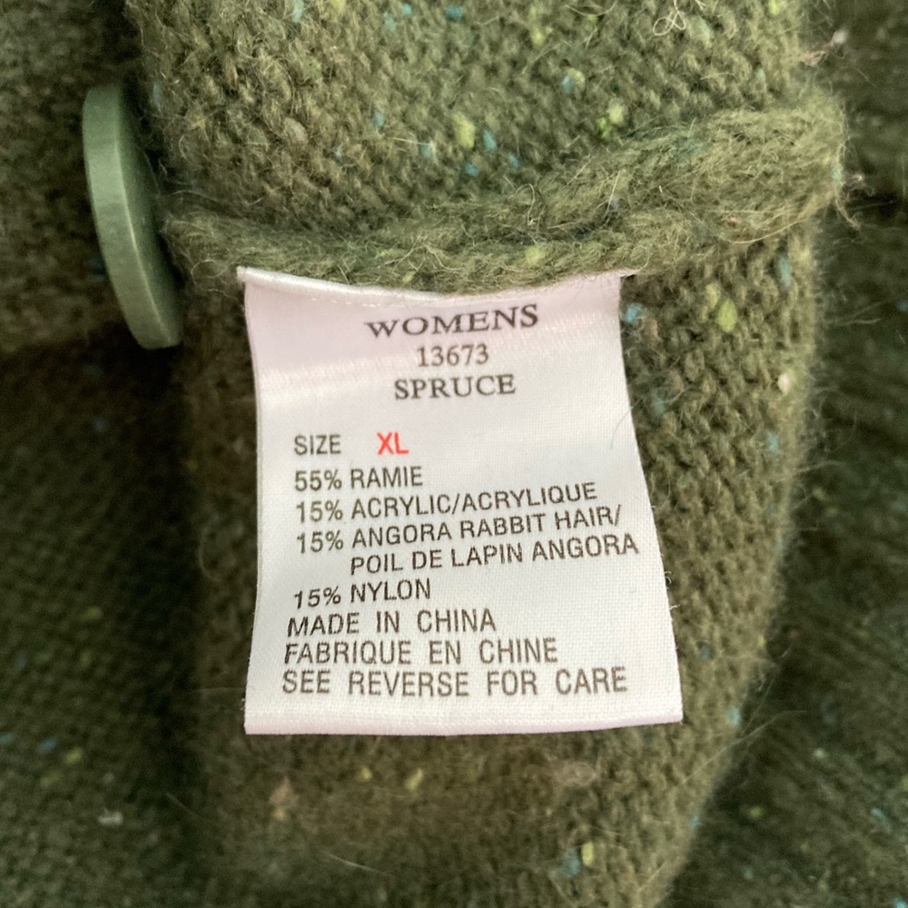 Woolrich | Angora Blend Hooded Sweater Vest Size XL - Picture 8 of 8